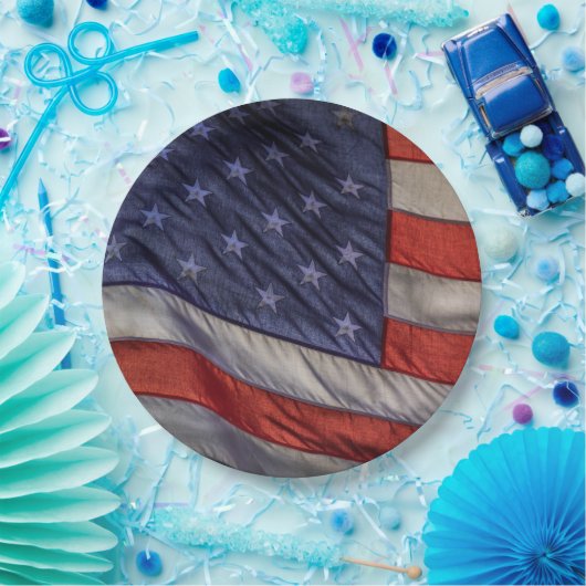Old Glory ペーパープレート (パーティー)