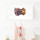 Old Glory Golden Retriever Vintage Shirt 2 横断幕 (インサイチュ)