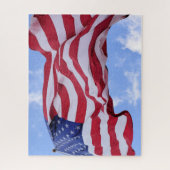 Old Glory in the Breeze - 16x20 - 520個。 ジグソーパズル (縦)