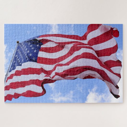 Old Glory in the Breeze - 20x30 - 1014個。 ジグソーパズル (横)