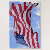 Old Glory in the Breeze - 20x30 - 1014個。 ジグソーパズル (縦)