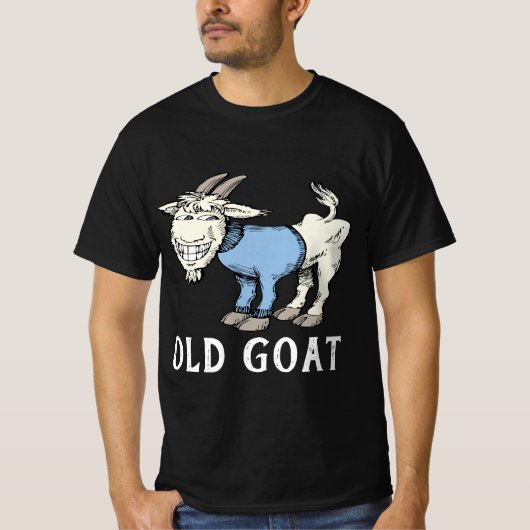 OLD GOAT BIRTHDAY MENS T-SHIRT Tシャツ (正面)