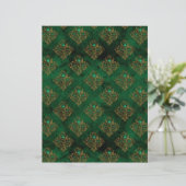 Old Gold Emerald French scrapbook Paper  (スタンド正面)