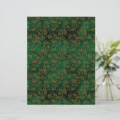 Old Gold Emerald French scrapbook Paper  (スタンド正面)