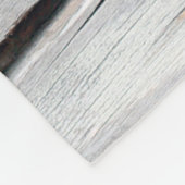 Old grey wooden plank wall textureabstract,backgro フリースブランケット (角)
