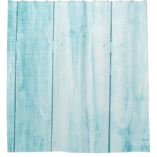 Old grunge wood plank texture background. Vintage シャワーカーテン (正面)