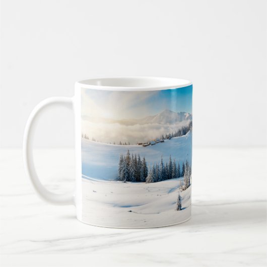 Old grunge wooden texture or background with termi コーヒーマグカップ (左)