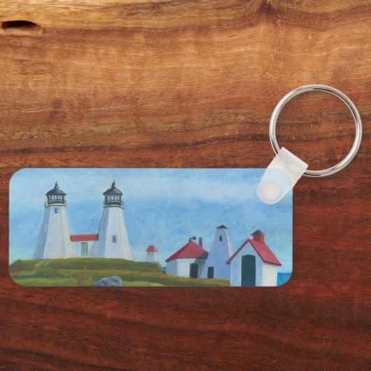 Old Gurnet Lighthouses キーホルダー (正面)