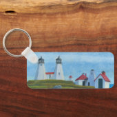 Old Gurnet Lighthouses キーホルダー (裏面)