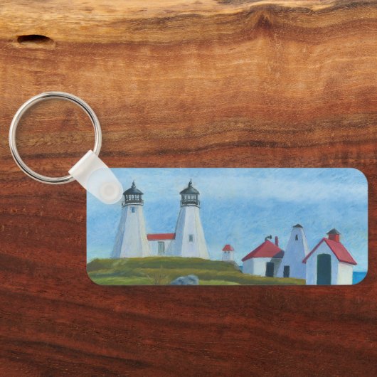 Old Gurnet Lighthouses キーホルダー (裏面)