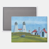 Old Gurnet Lighthouses マグネット (正面/裏面)