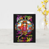 Old Hipes Don't Die They Just Fade Into Crazy Gran カード (黄色い花)