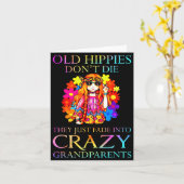 Old Hipes Don't Die They Just Fade Into Crazy Gran カード (黄色い花)