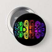 OLD HIPPIEボタン 缶バッジ (正面&裏面)