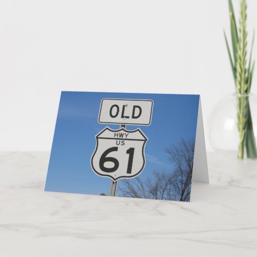 「OLD HWY US 61」ウェルカード#1 カード (正面)