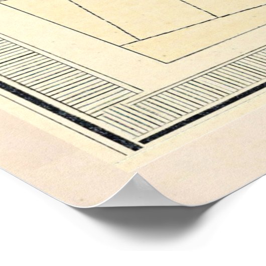 Old Inverness Scotland Map (1912)  ポスター (角)