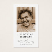 Old Irish Blessing Photo Prayer Card (正面)