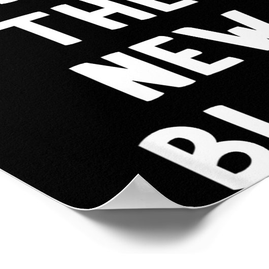 Old Is The New Black Young Age Funny Saying  ポスター (角)