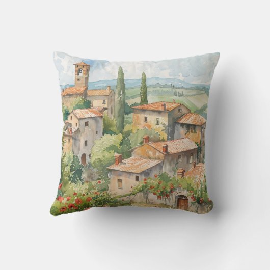 Old Italian Village クッション (裏面)