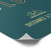 Old La Honda Road Cycling Poster ポスター (角)