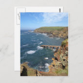 Old Lifeboat Ramp, Lizard Pensula, Cornwall ポストカード (正面/裏面)