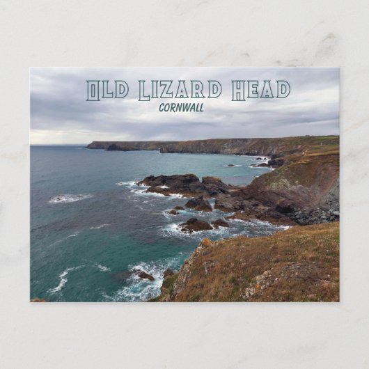 Old Lizard Head (Cornwall) ポストカード (正面)