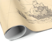 Old Long Island NY Map (1925) ラッピングペーパー (ロールコーナー)