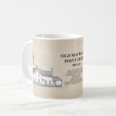 Old Mackinac Point Light - Michigan - SBD コーヒーマグカップ (正面左)