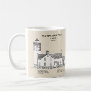 Old Mackinac Point Light - Michigan - SBD コーヒーマグカップ