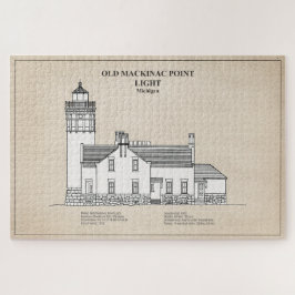 Old Mackinac Point Light - Michigan - SBD ジグソーパズル
