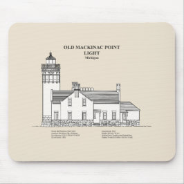 Old Mackinac Point Light - Michigan - SBD マウスパッド