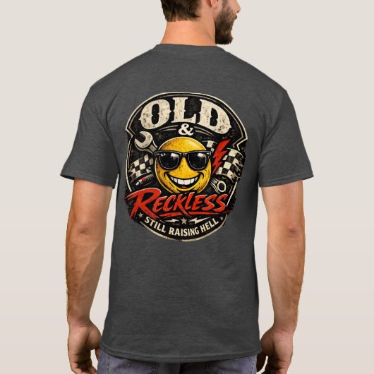 Old Man Biker Tee Tシャツ (裏面)