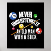 Old Man Billiards  ポスター (正面)