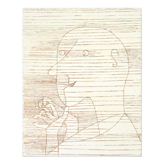 Old Man Counting on his Fingers, フォトプリント (正面)