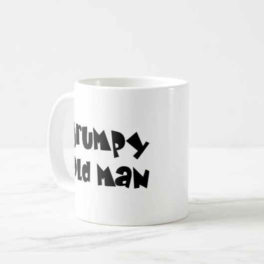 old man grumpy コーヒーマグカップ (正面左)