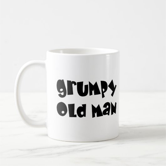 old man grumpy コーヒーマグカップ (左)