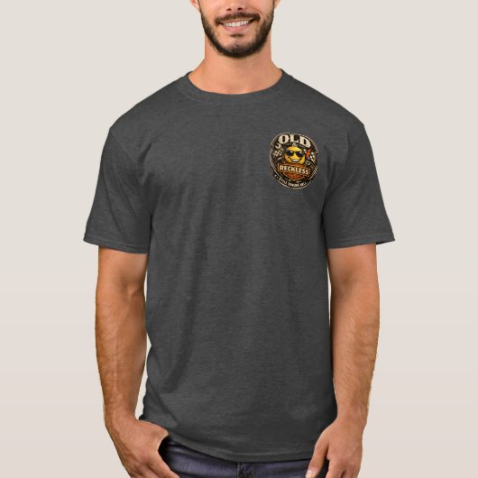 Old Man Harley Tee Myrtle Beach Bike Week Tシャツ (正面)