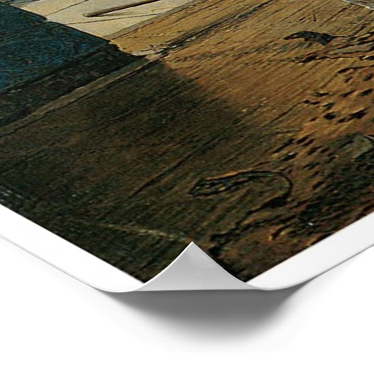 Old man in front of a tomb, 1903 ポスター (角)