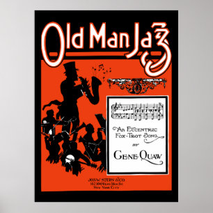 Old Man Jazz, An eccentric foxtrot song ポスター