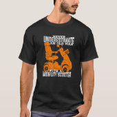 Old Man Mobility Scooter Premium Tシャツ (正面)