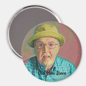 Old Man Steveファンマグネット マグネット (正面/裏面)