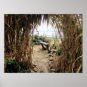 Old Man's Beach- San Onofre State Beach ポスター (正面)