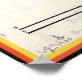 Old Map of Berlin 1961, Cold War Era Print ポスター (角)