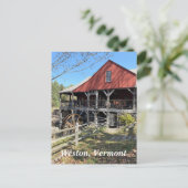 Old Mill Museum in Weston, VT ポストカード (スタンド正面)