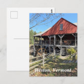 Old Mill Museum in Weston, VT ポストカード (正面/裏面)