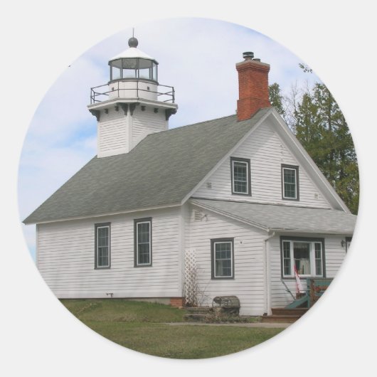 Old Mission Point Light, MIスタンプ ラウンドシール (正面)