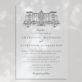 Old Moneyの外観を透明結婚にする 招待状