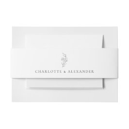 Old Moneyニュートラル/透明bg、 招待状ベリーバンド