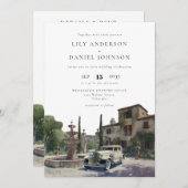 Old Money Country Estate All In One Wedding 招待状 (正面/裏面)