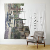 Old Money Country Estate Wedding Photo Backdrop タペストリー (インサイチュ(横))